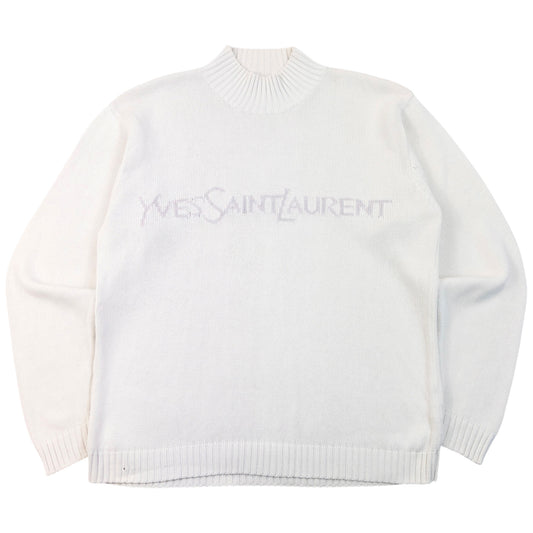 Vintage 2000s YSL Yves Saint Laurent Knit Jumper Size XL