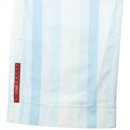 Vintage 2000s Prada Sport Striped Trousers Womens Size W28