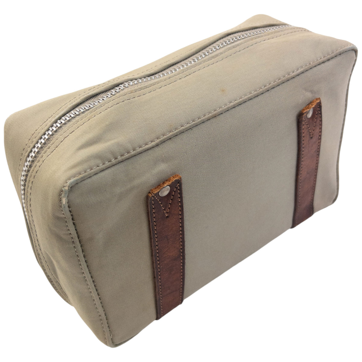 Vintage 2000s Comme Des Garçons Wash Bag in grey, photo 6