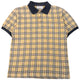 Vintage 90s Burberry Nova Check Polo Shirt Size M