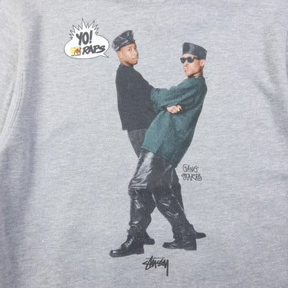 Vintage Stussy MTV Gang Starr Graphic Hoodie Size L