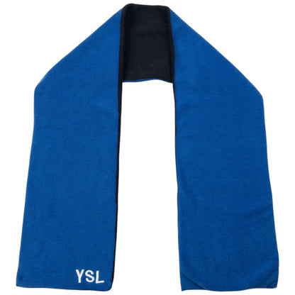 Vintage YSL Yves Saint Laurent Reversible Fleece Scarf