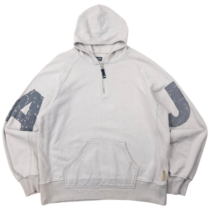 Vintage Armani Jeans Q Zip Hoodie Size M