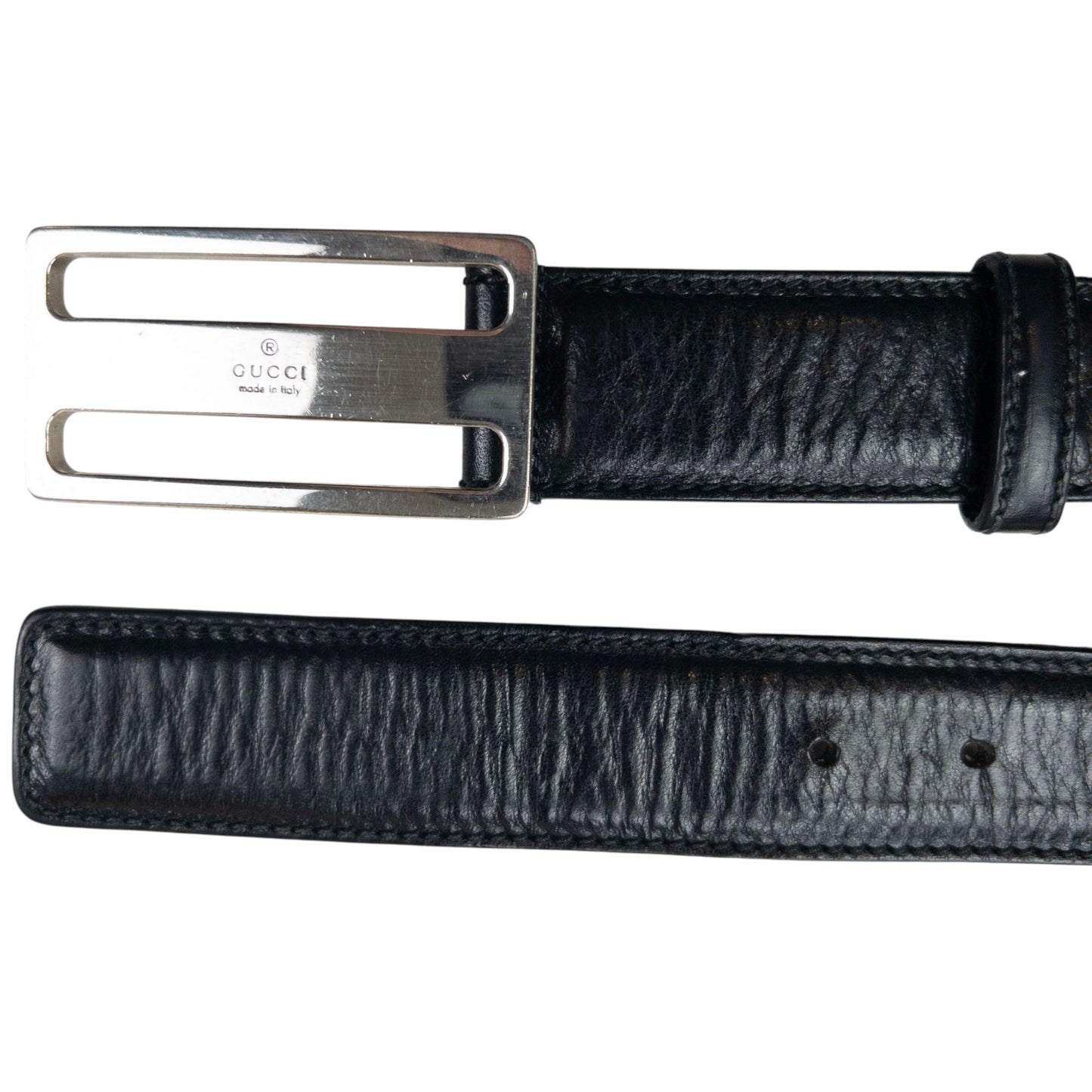 Vintage 2000s Gucci Leather Belt Size S
