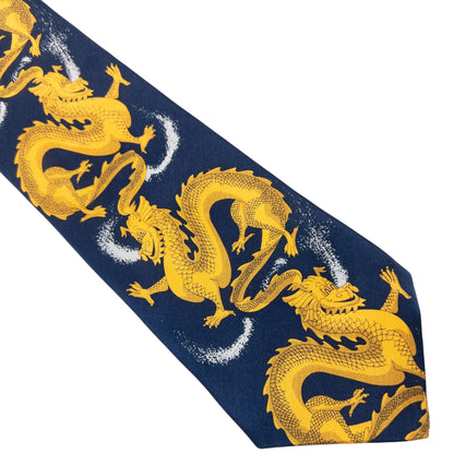 Vintage Giorgio Armani Dragon Silk Tie