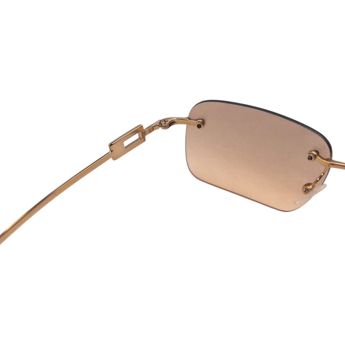 Vintage 90s Gucci By Tom Ford Diamanté Rimless Sunglasses