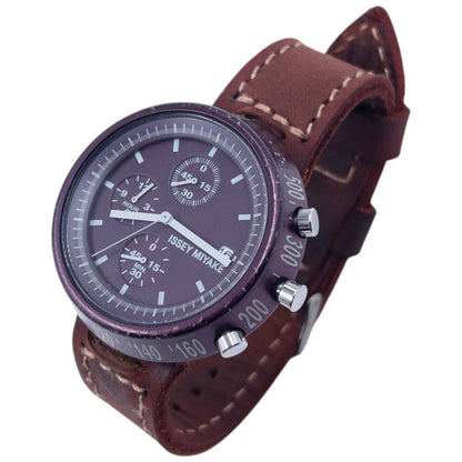 Vintage Issey Miyake Leather Watch