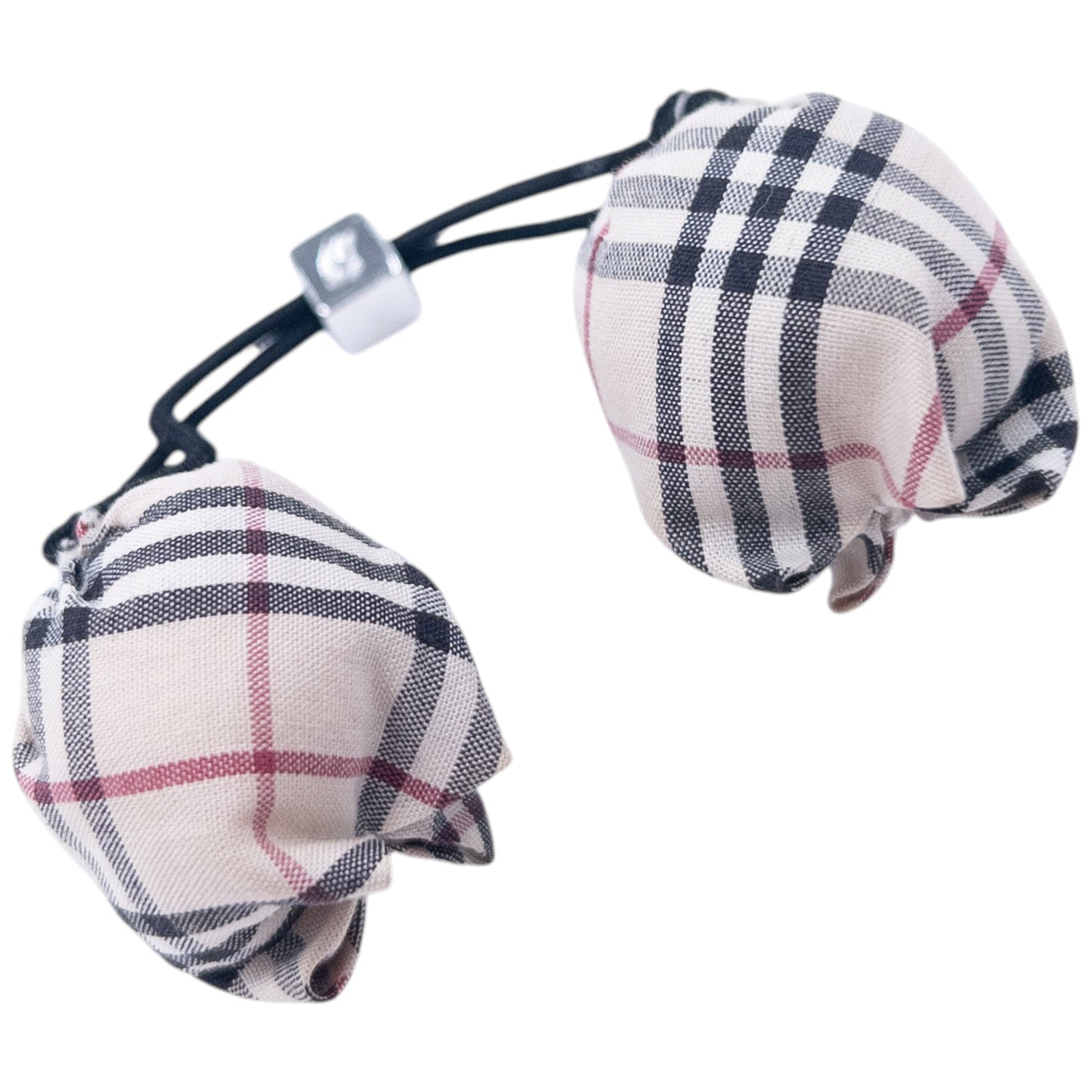Vintage 2000s Burberry Nova Check Bobble Hair Ties