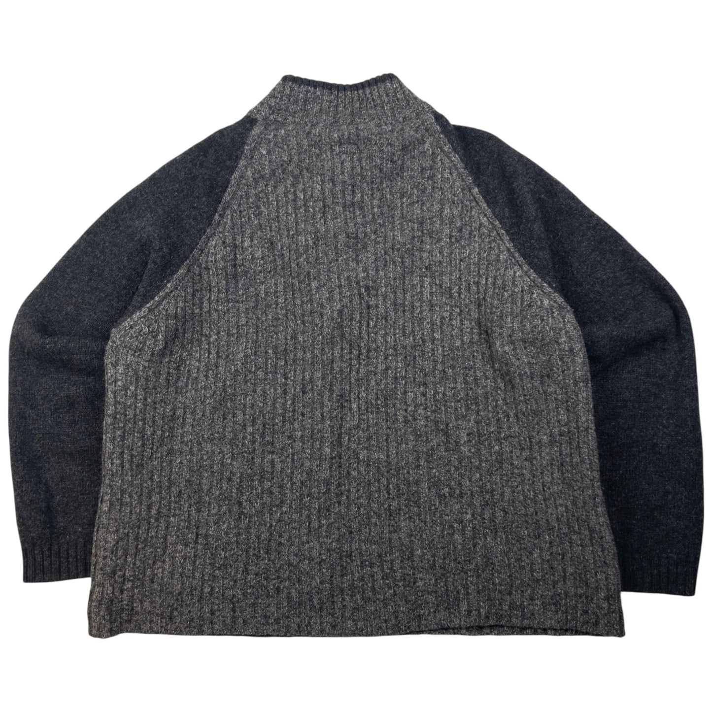 Vintage Armani Jeans Q Zip Wool Jumper Size S