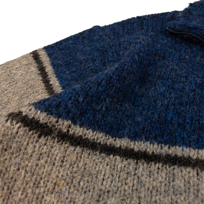 Vintage Armani Jeans Q Zip Knit Jumper Size XL