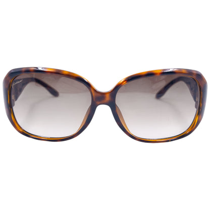 Vintage 2000s Gucci Diamanté Tortoise Shell Sunglasses