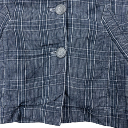 Vintage CP Company Checkered Button Up Jacket Womens Size M