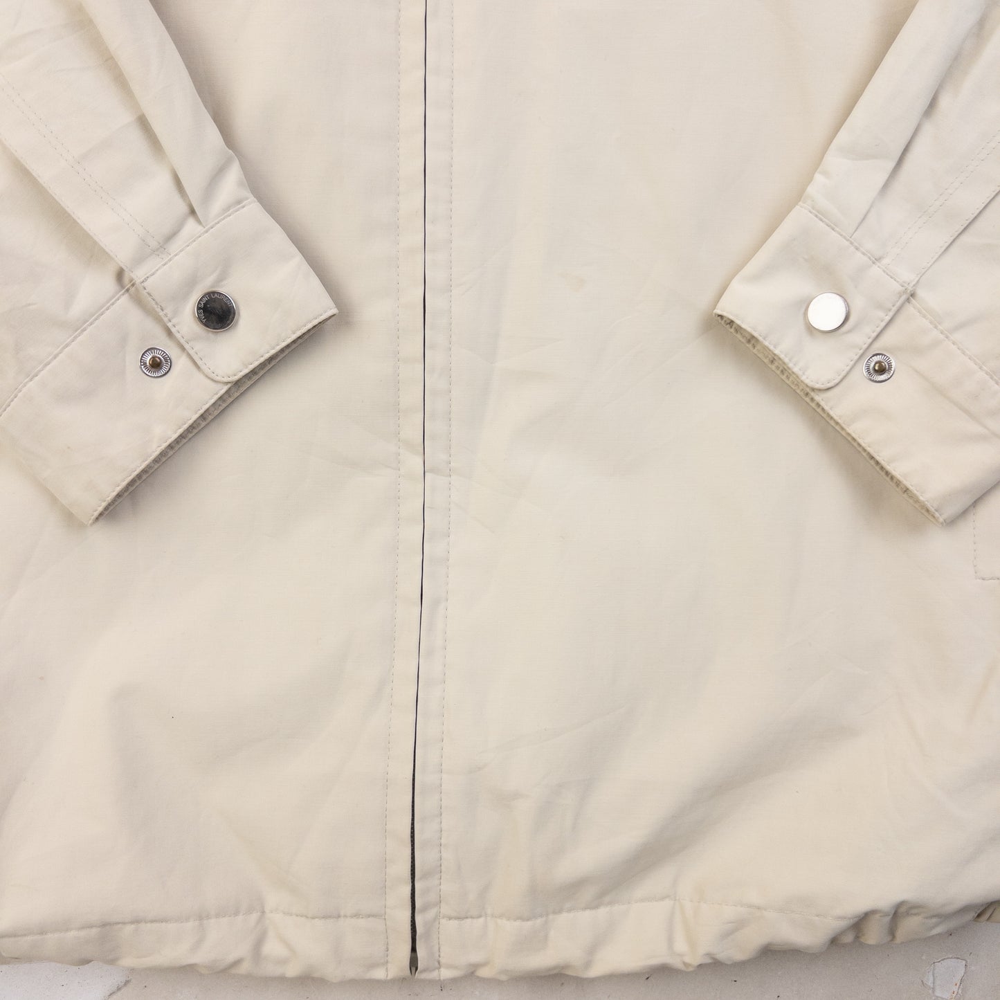Vintage 90s YSL Yves Saint Laurent Harrington Jacket Size M