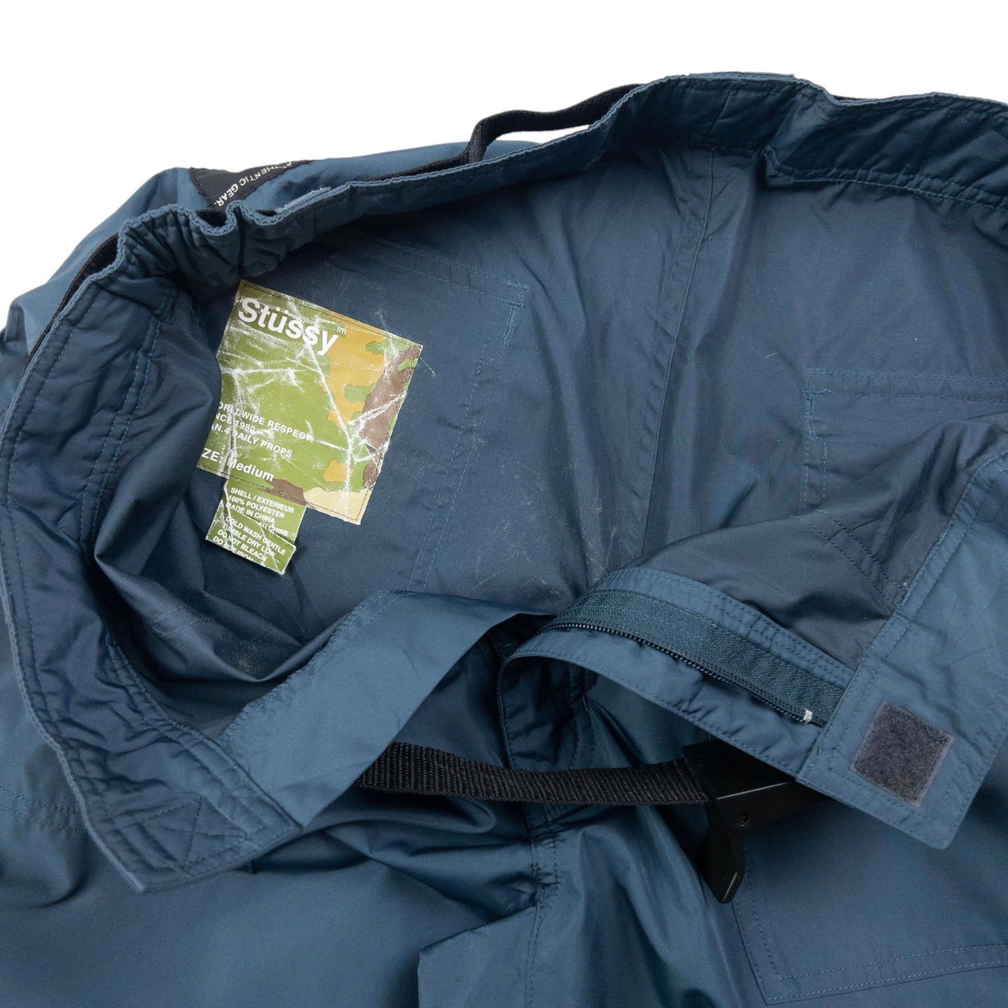 Vintage Stussy Belt Waist Zip Off Trousers Size M