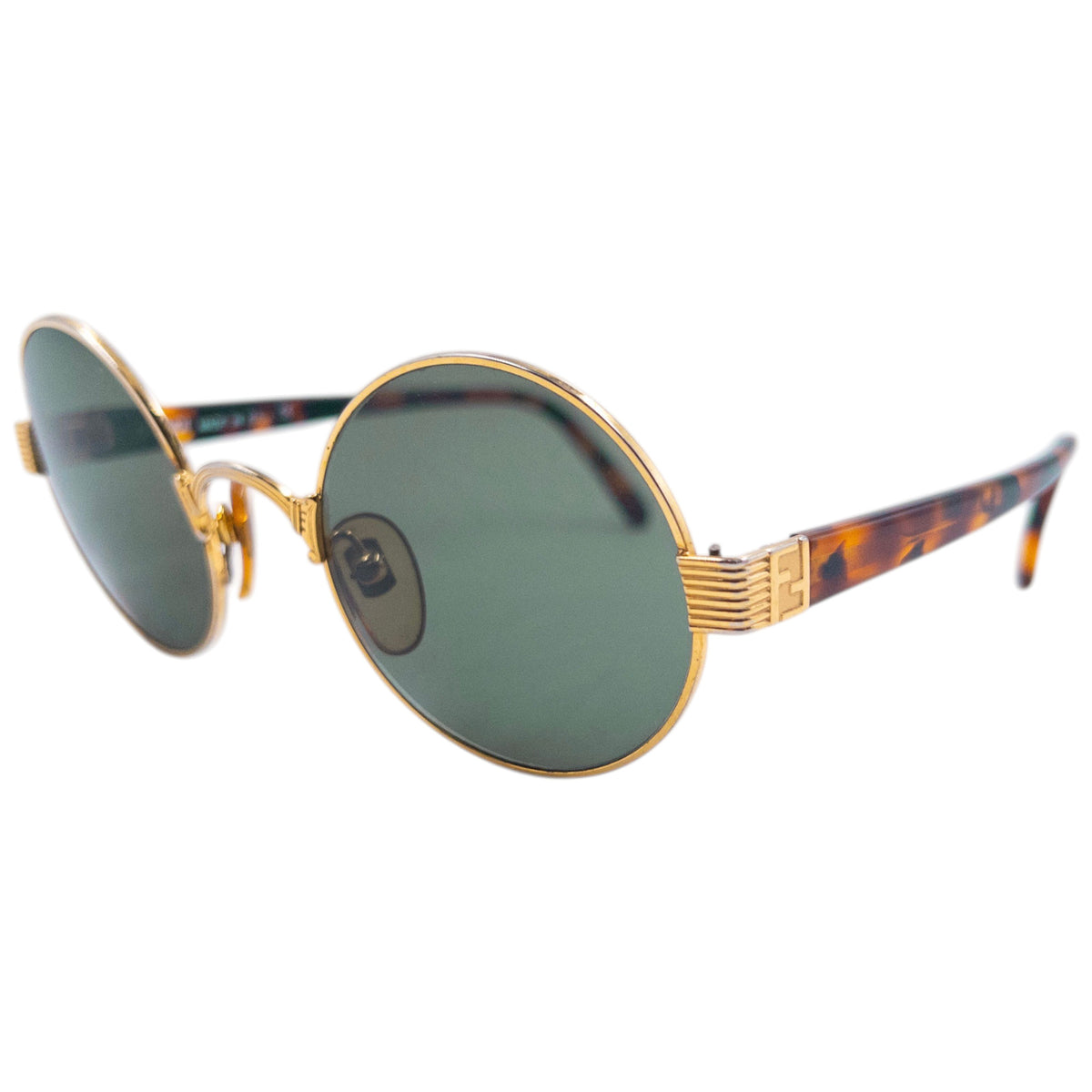 Vintage 90s Fendi Tortoise Shell Sunglasses