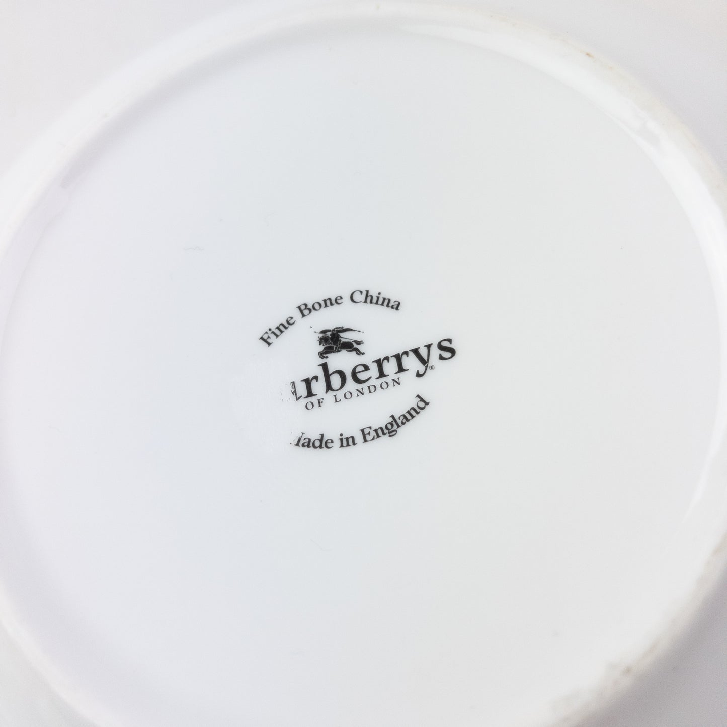 Vintage 90s Burberry Nova Check Fine Bone China Salad Bowl