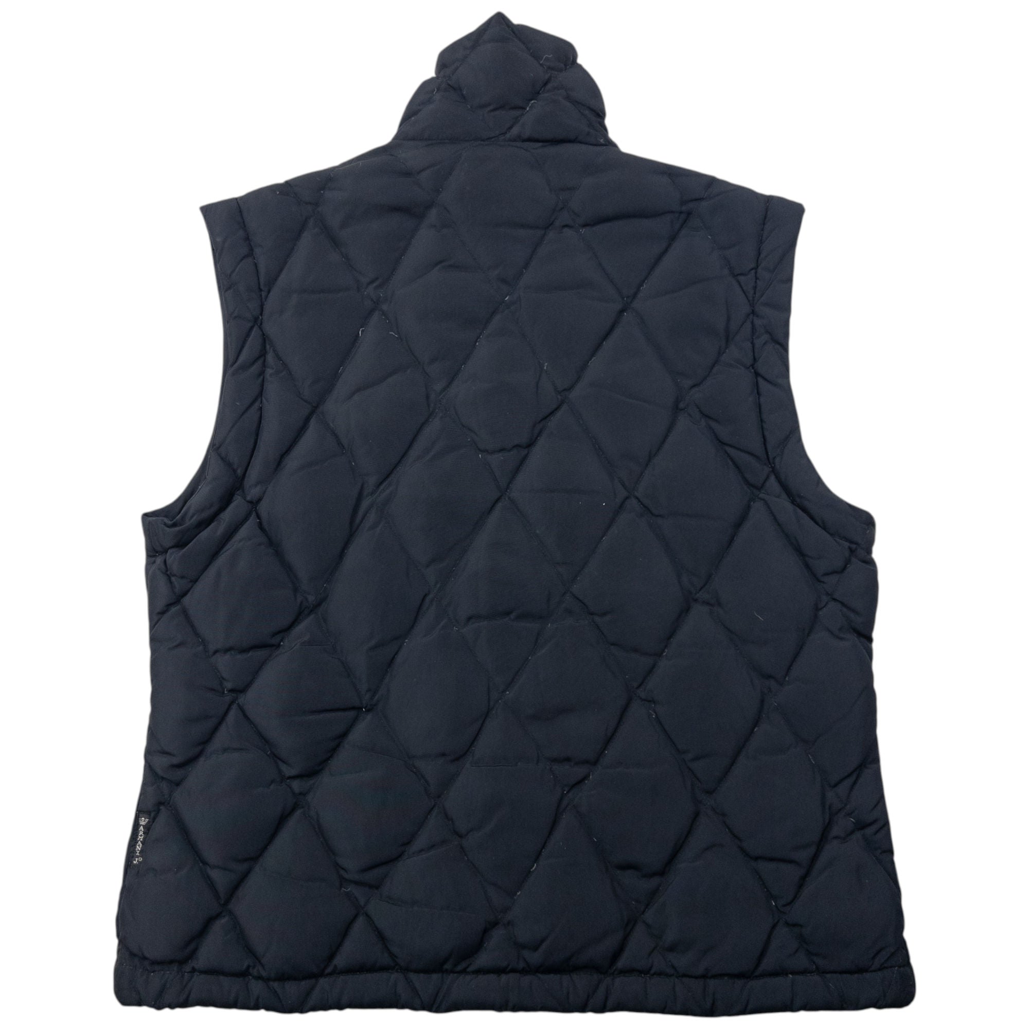 Vintage Armani Jeans Zip Off Sleeve Quilted Jacket Womens Size