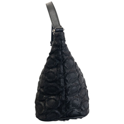 Vintage 2000s Prada Polka Dot Baguette Shoulder Bag