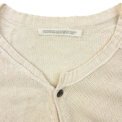Vintage 2000s Yohji Yamamoto Knitted Silk Cardigan Womens Size S