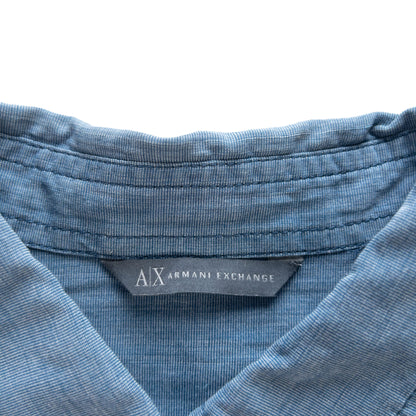 Vintage Armani Multi Pocket Short Sleeve Shirt Size S