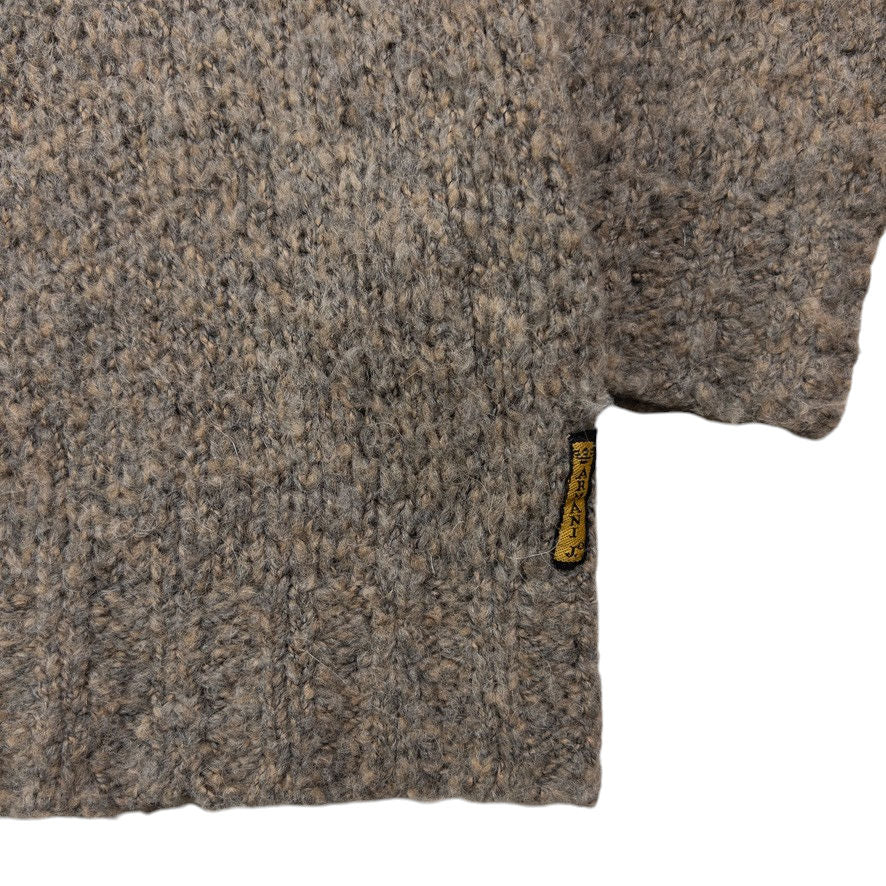 Vintage Armani Jeans Q Zip Knit Jumper Size XL