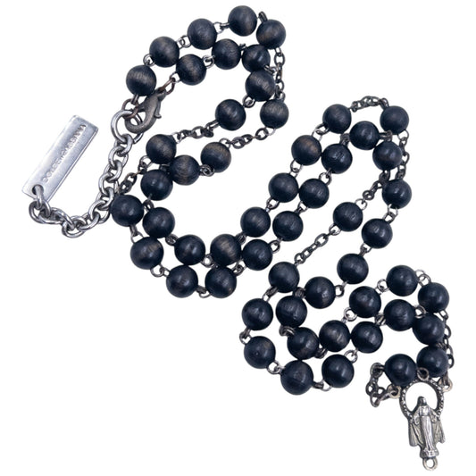 Vintage Dolce & Gabbana Rosary Bead Necklace
