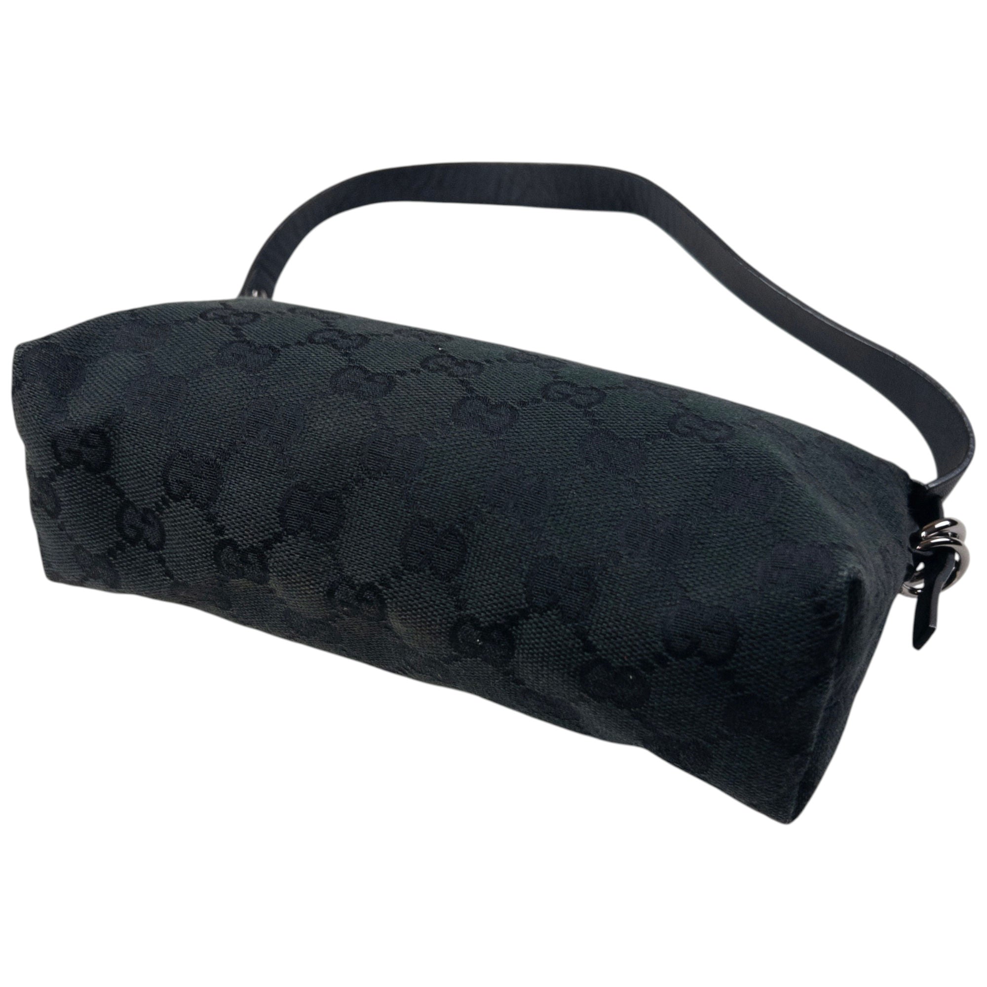 Vintage Gucci Monogram Mini Baguette Handbag