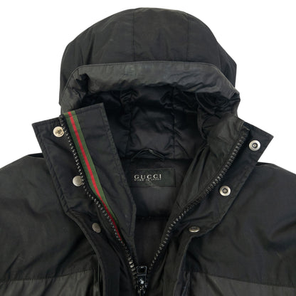 Vintage 2000s Gucci Zip Up Padded Jacket Size XXL