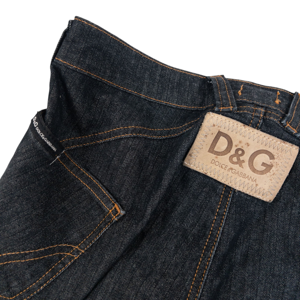 Vintage 2000s Dolce & Gabbana Denim Jeans in navy, photo 6