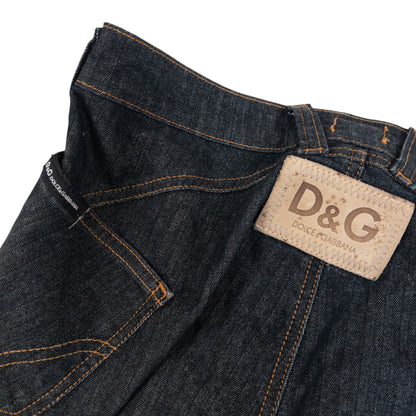 Vintage 2000s Dolce & Gabbana Denim Jeans in navy, photo 6
