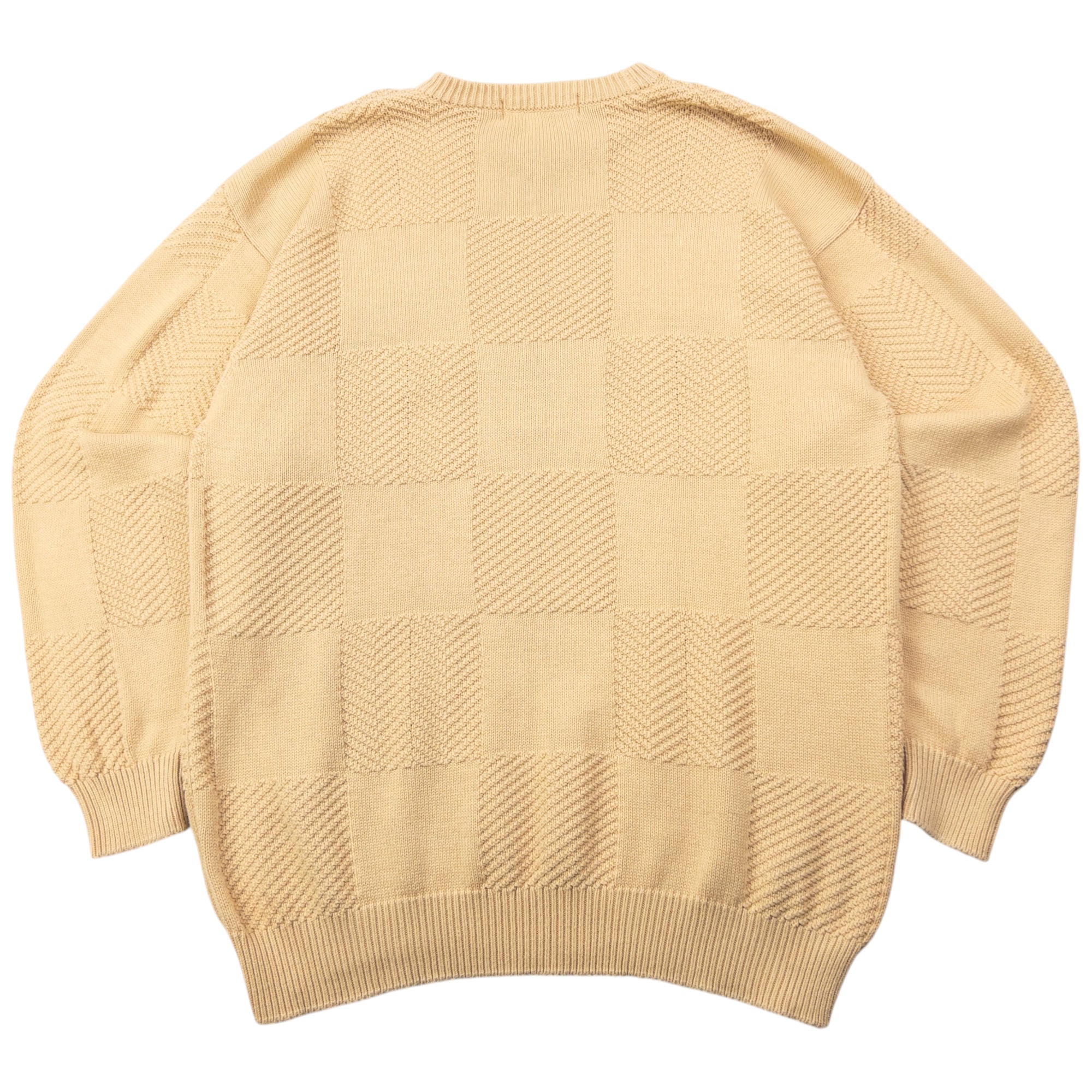 Vintage 90s Burberry Embroidered Knit Jumper Size M