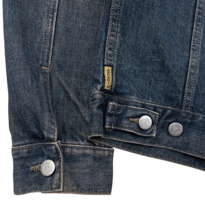 Vintage Armani Jeans Super Toppa Button Up Denim Jacket Size S
