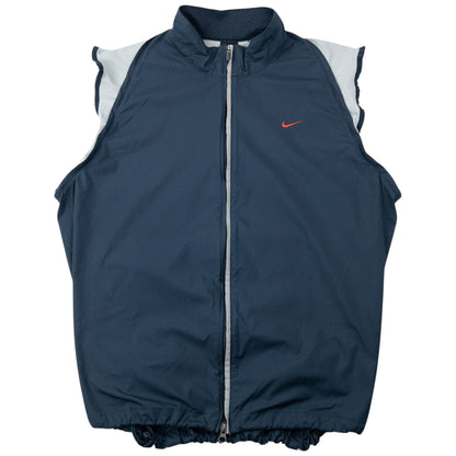 Vintage 2000s Nike Climafit Zip Off Sleeve Jacket Size XL