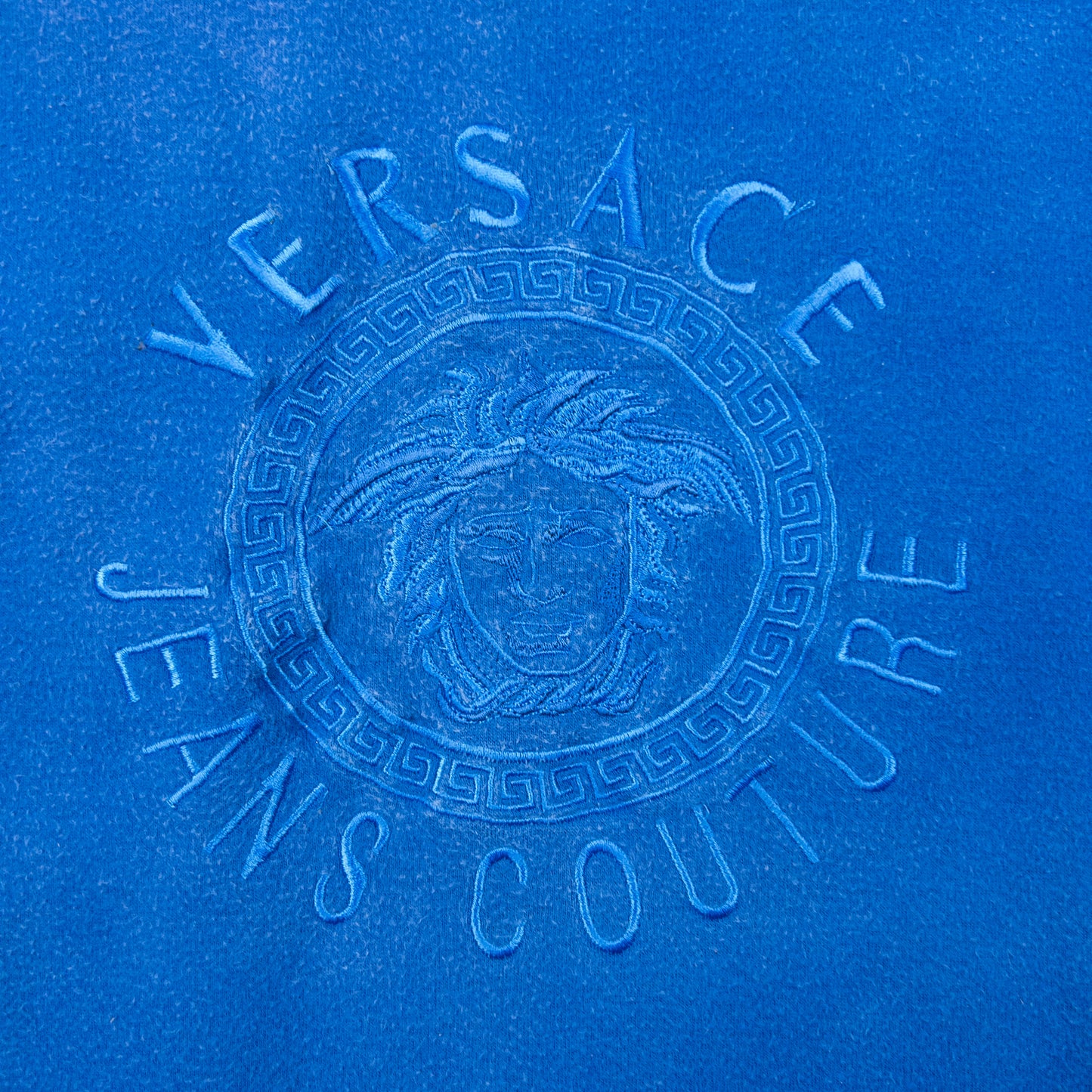 Vintage 90s Versace Jeans Couture Embroidered Sweatshirt Size S