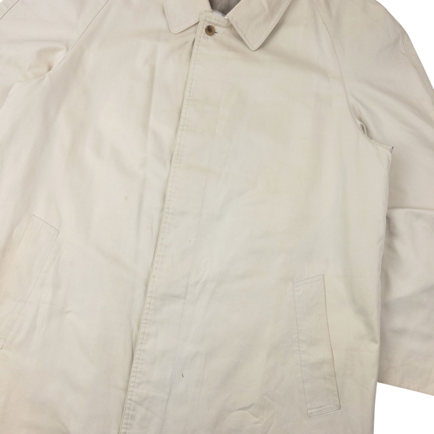 Vintage 90s YSL Yves Saint Laurent Trench Jacket Size XL