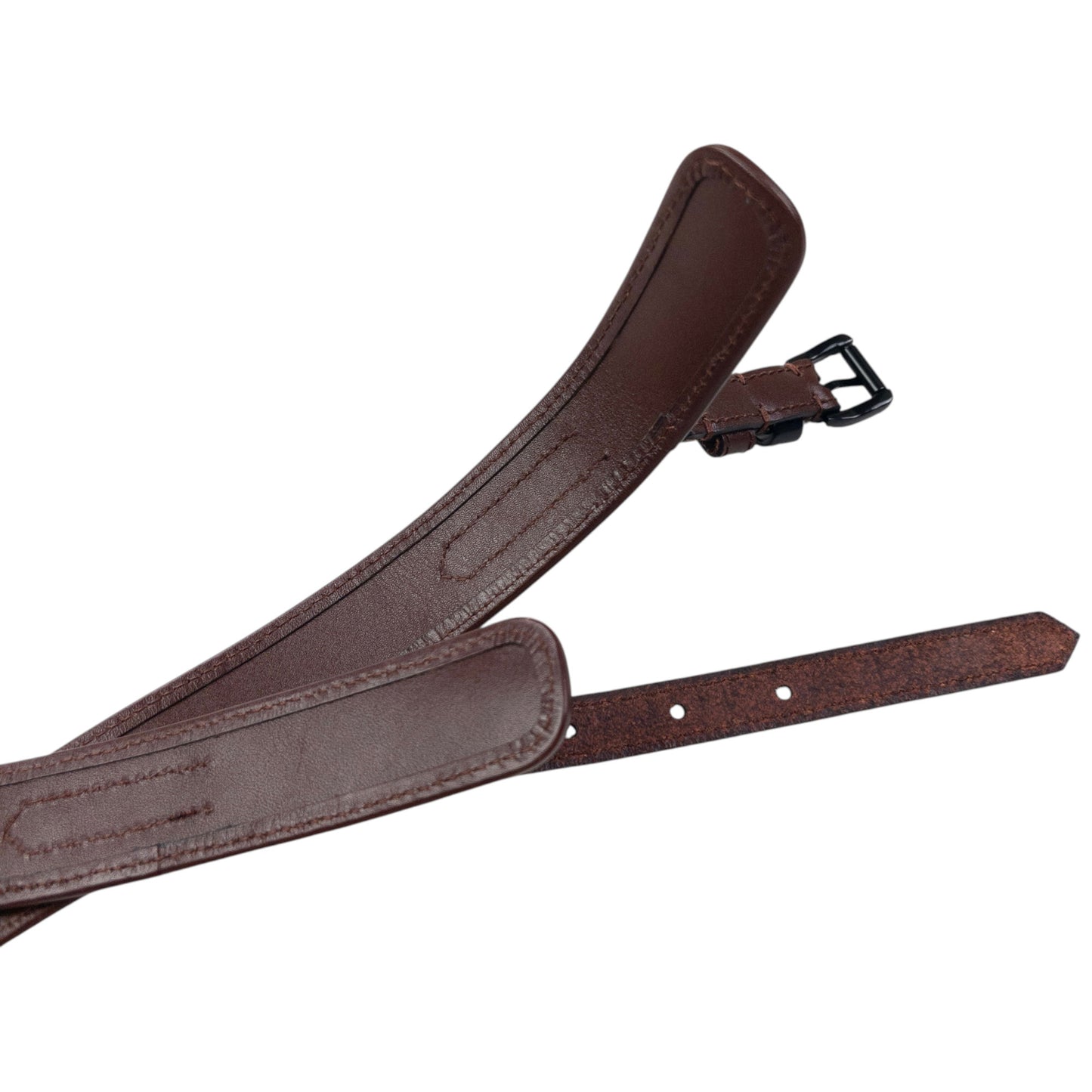 Vintage 2000s Burberry Nova Check Leather Belt Size W34
