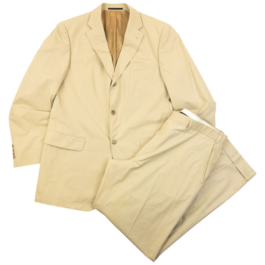 Vintage 2000s Burberry Jacket & Trousers Suit Set Size XL