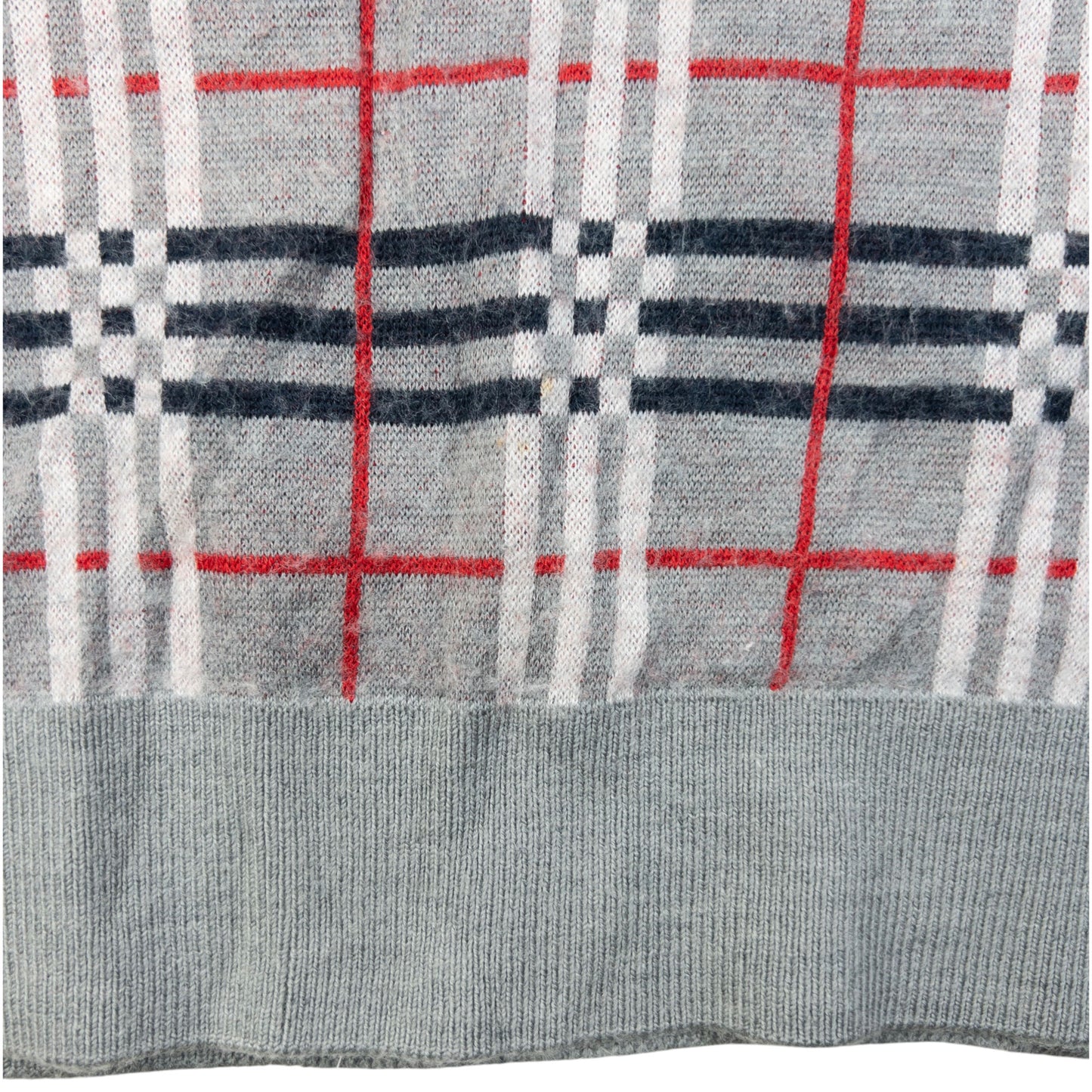 Vintage 90s Burberry Nova Check Jumper Womens Size M