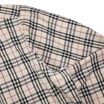 Vintage Burberry Nova Check Long Sleeve Button Up Shirt Size XL