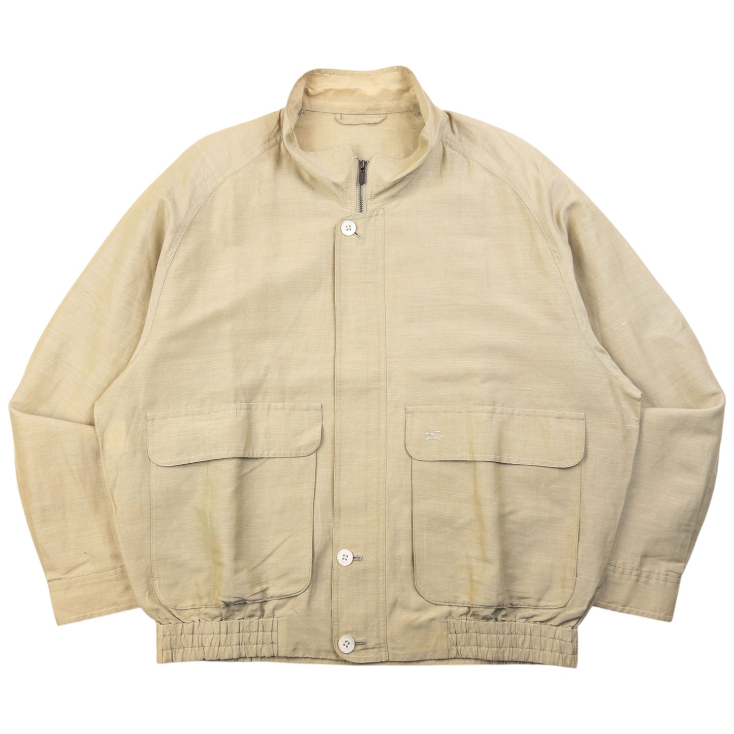 Vintage 90s Burberry Zip Up Jacket Size S