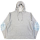 Vintage 2000s Burberry Nova Check Elbow Patch Hoodie Size L