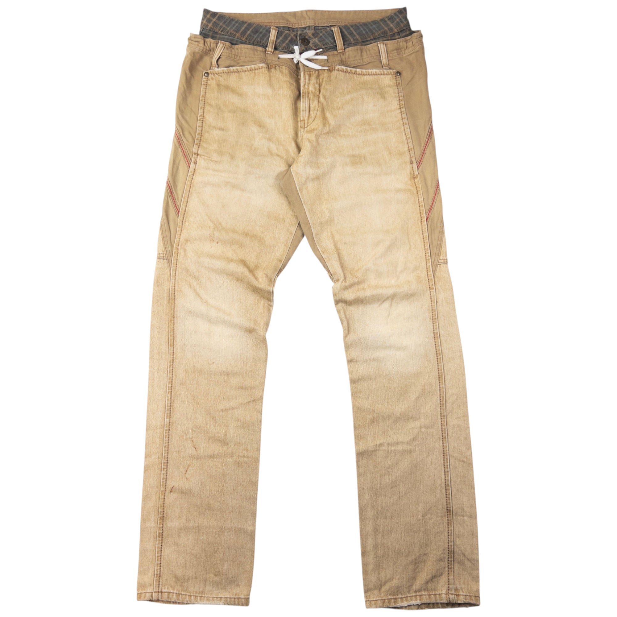 Vintage Marithe + Francois Girbaud Double Waist Denim Jeans Size W33