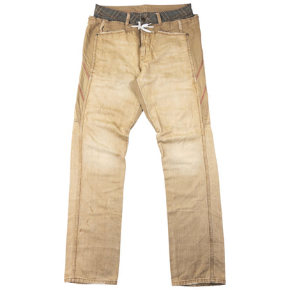 Vintage Marithe + Francois Girbaud Double Waist Denim Jeans Size W33