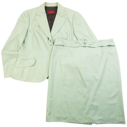 Vintage 2000s Burberry Jacket & Skirt Suit Set Womens Size XL
