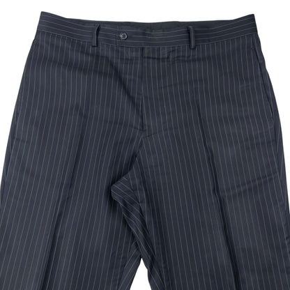 Vintage 90s YSL Yves Saint Laurent Pinstripe Jacket & Trousers Suit Set Size XL