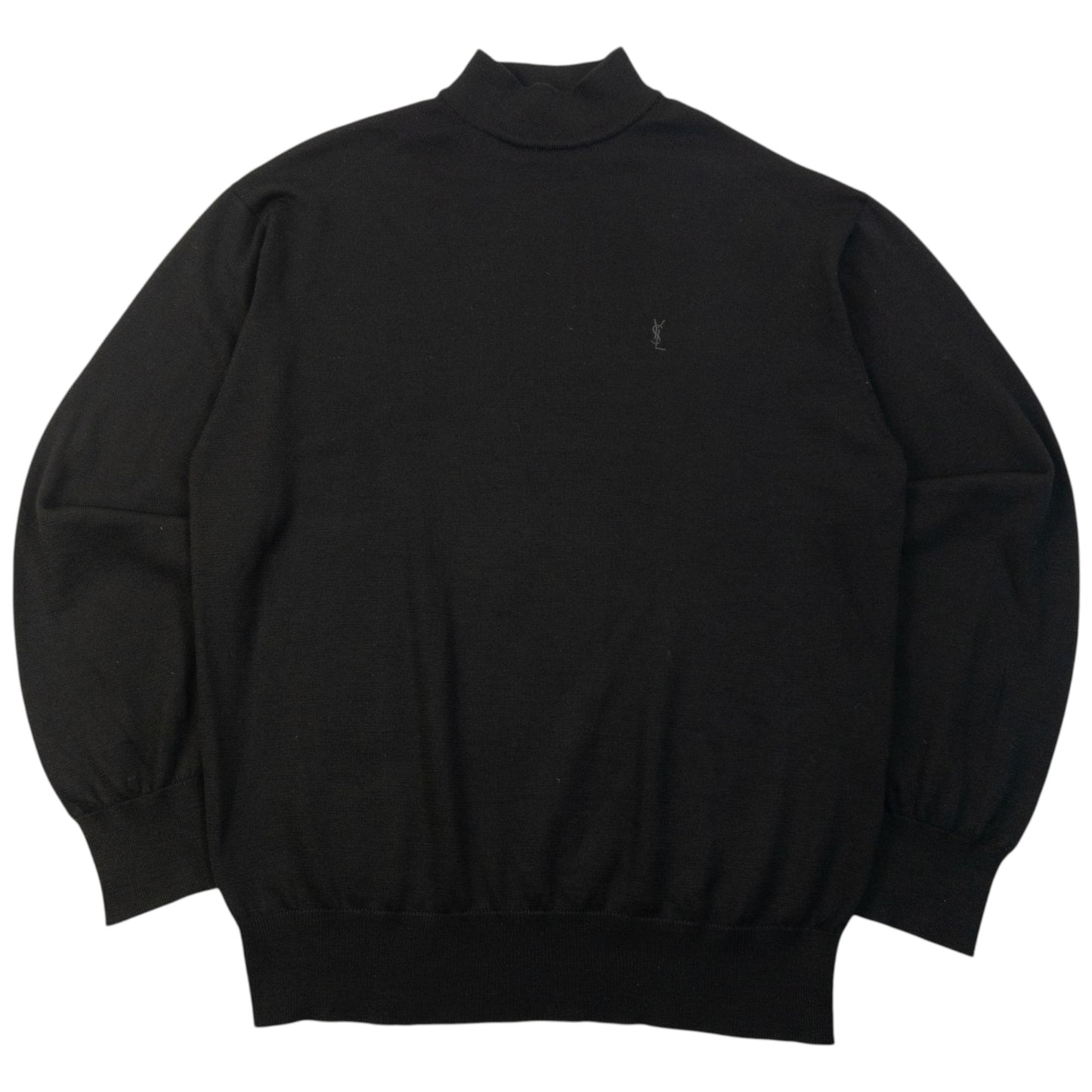 Vintage 90s YSL Yves Saint Laurent Turtleneck Jumper Size L