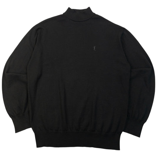 Vintage 90s YSL Yves Saint Laurent Turtleneck Jumper Size L