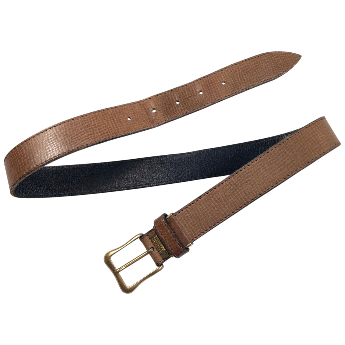 Vintage 2000s Issey Miyake Leather Belt Size S