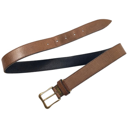 Vintage 2000s Issey Miyake Leather Belt Size S