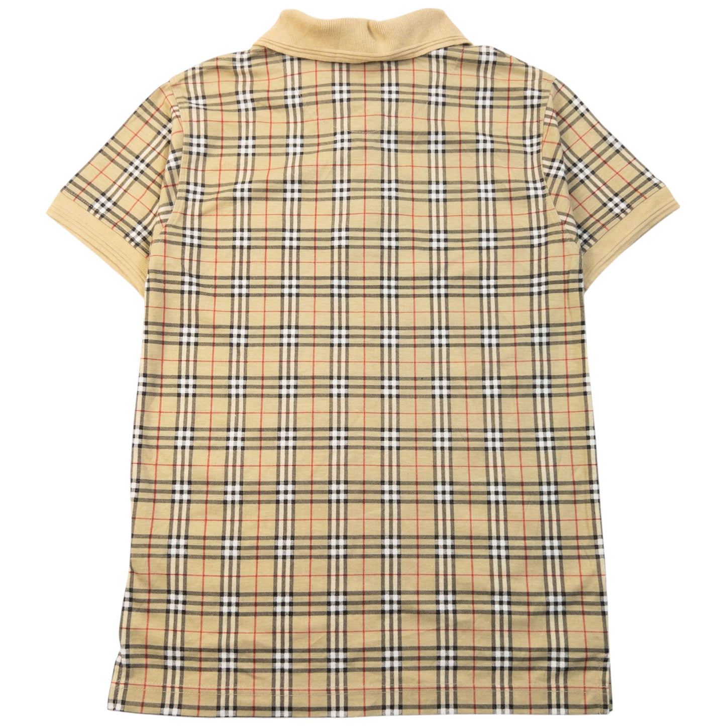 Vintage 90s Burberry Nova Check Polo Shirt Womens Size L